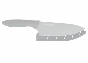 Kai Pure Komachi 2 6-Inch Chef's Knife With Sheath, Light Gray Cutlery outlet discounts