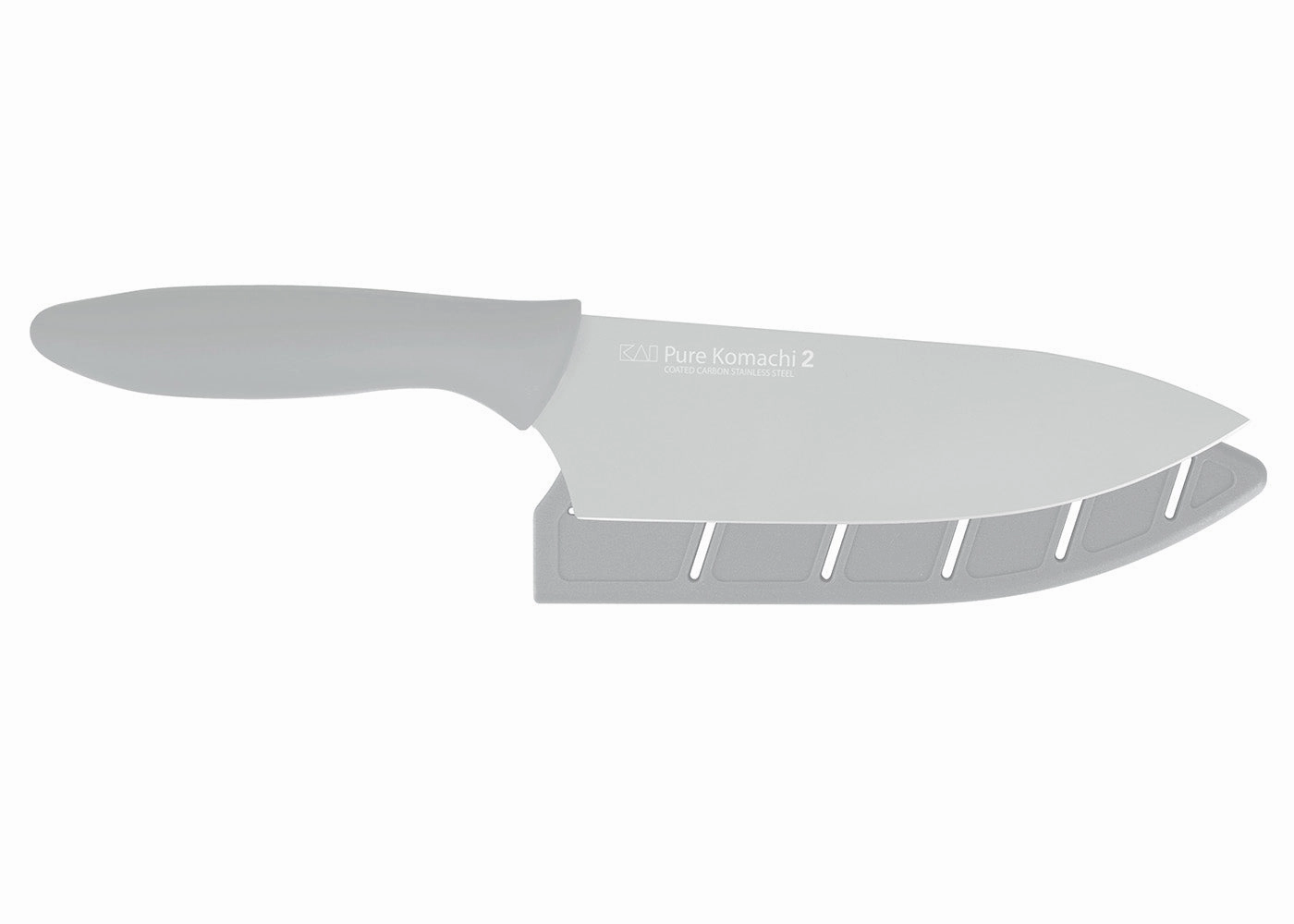 Kai Pure Komachi 2 6-Inch Chef's Knife With Sheath, Light Gray Cutlery outlet discounts