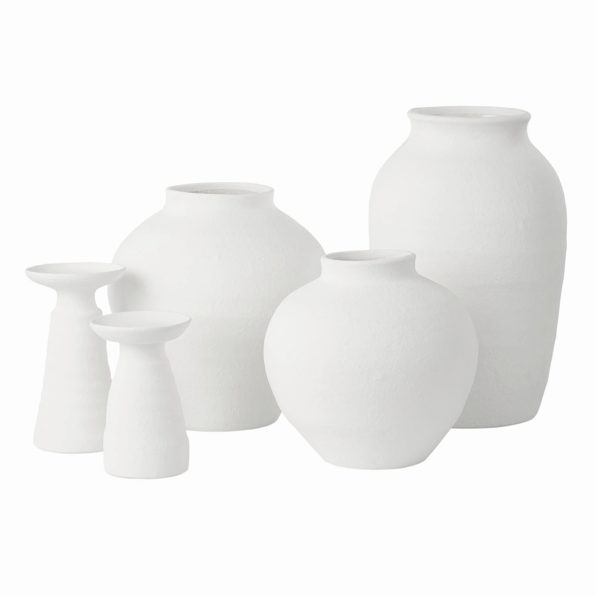 Kamari Clay Vase Med 25x25x25cm