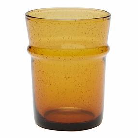 Kari Hand Blown Juice Glasses Set/6 (Amber) Drinkware best price