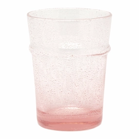 Kari Pink Hand Blown Glass Juice Glasses Set/6 Drinkware best price
