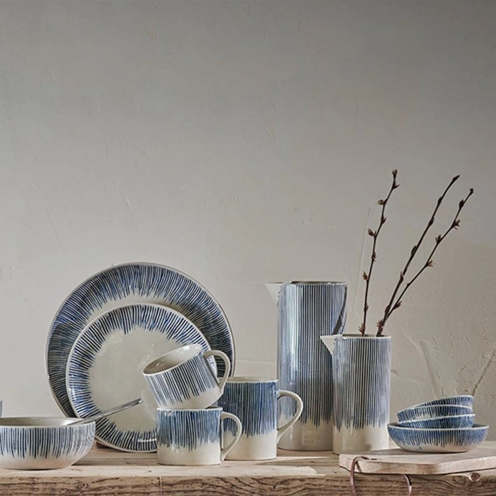 Karuma Cereal bowl, D15cm, blue and white Bowls dinnerware special