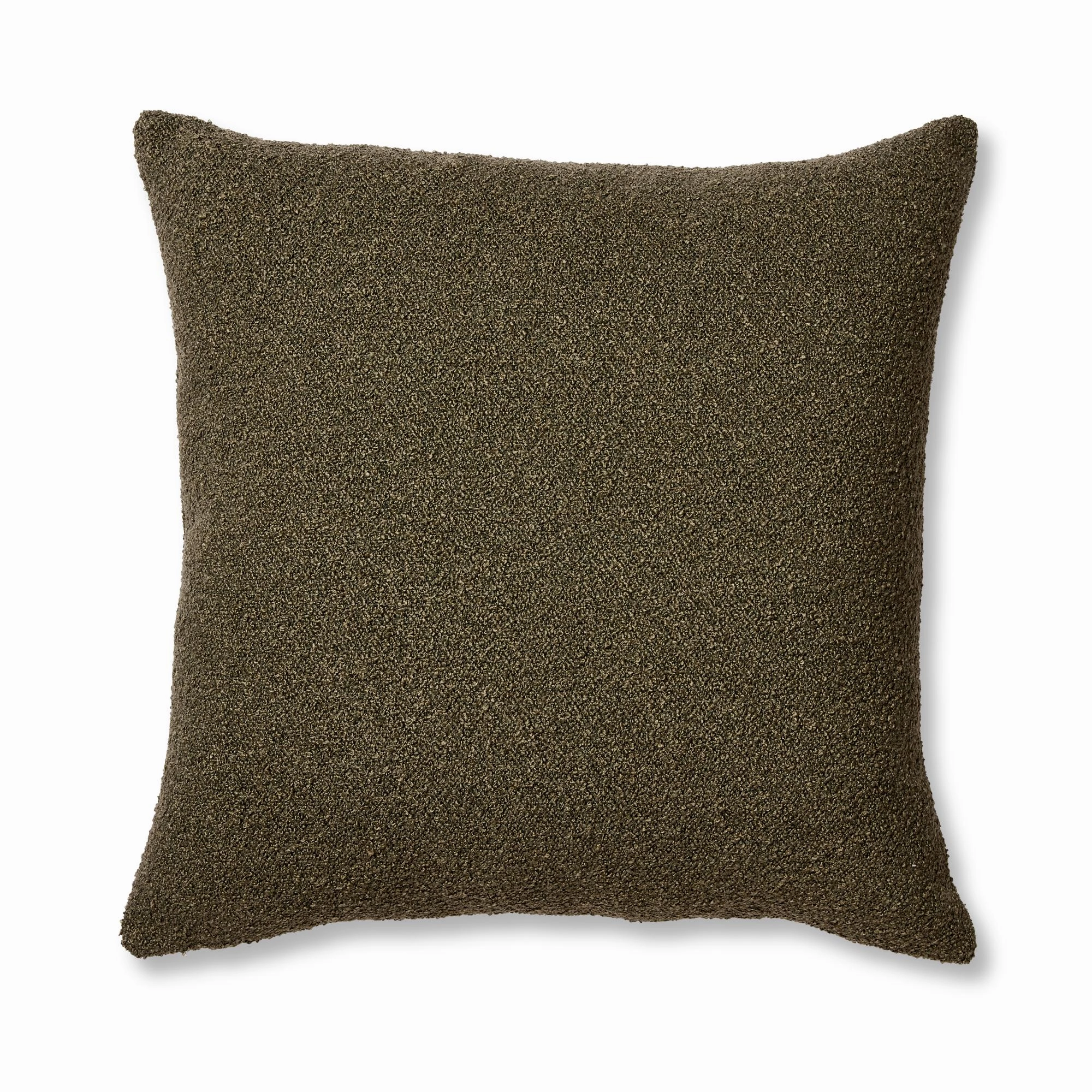 Kenzo Olive Boucle Cushion 50cm Cushions for home decor deals