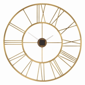 Keyann Wall Clock Brushed Brass Wall Clocks Timeless Sale