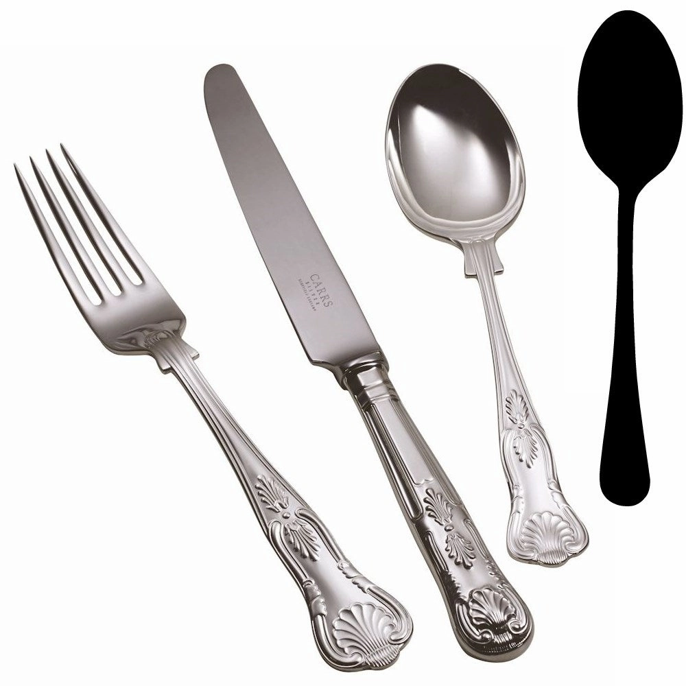 Kings Large serving spoon, Silver Plate Serveware Good quality and affordable