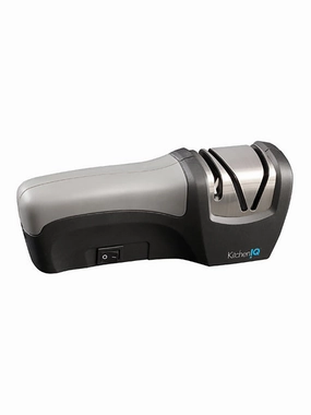 Kitchen IQ Edge Compact Electric Knife Sharpener, Stainless Cutlery outlet discounts