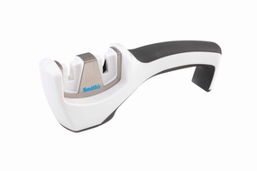 Kitchen IQ Gourmet Pull-Thru Ceramic Knife Sharpener, White Cutlery outlet discounts