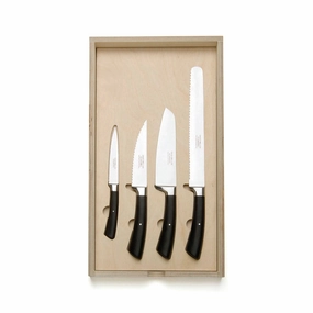 Kitchen Knife Specialist Set with Black Handle Flatware & Knives tabletop deals