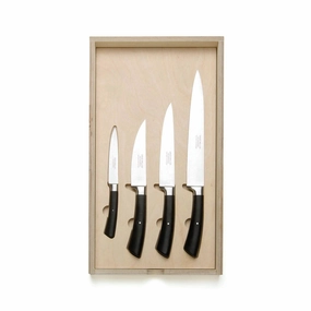 Kitchen Knife Starter Set with Black Handle Flatware & Knives tabletop deals