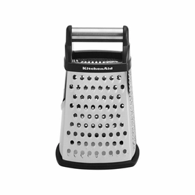 KitchenAid 6009285 6.25 x 5.25 in. Black & Silver Stainless Steel Box Grater Cooking Tools & Accessories clearance kits