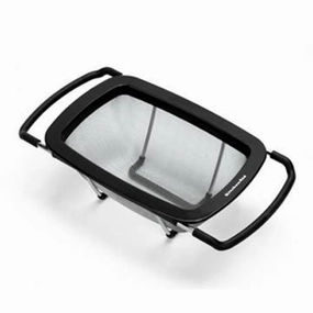 KitchenAid 6009339 22 Black & White Stainless Steel Expandable Colander Cookware hot cookware outlet