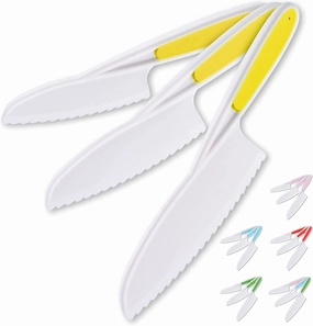 Knife Set for Children to Cook and Cut Fruits, Vegetables and Cakes Cutlery outlet discounts