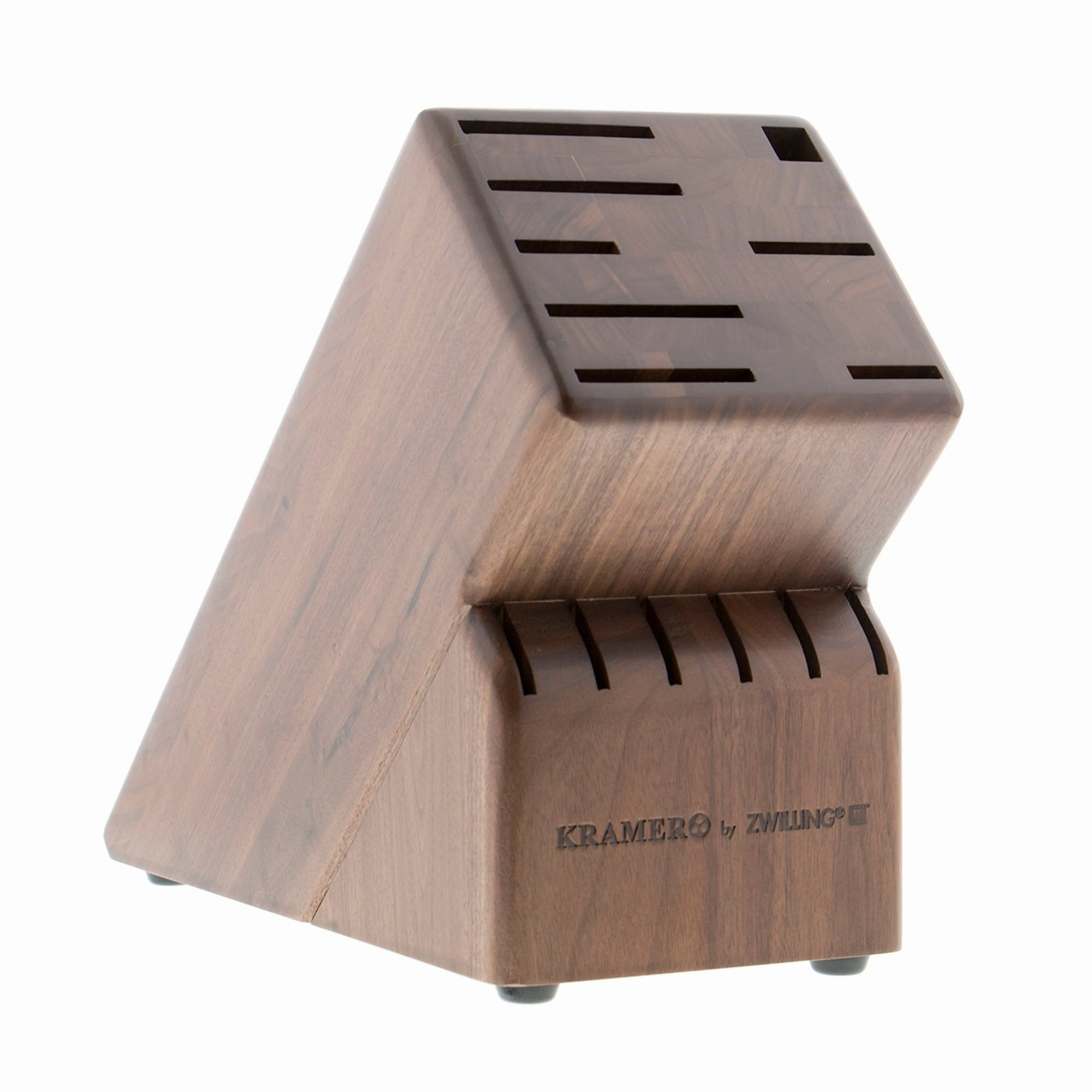 KRAMER by ZWILLING 14-slot Walnut Knife Block Cutlery knife sets deals