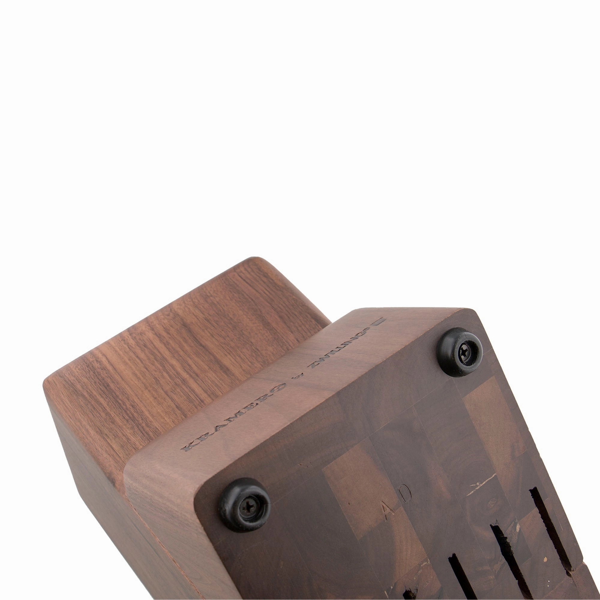 KRAMER by ZWILLING 14-slot Walnut Knife Block