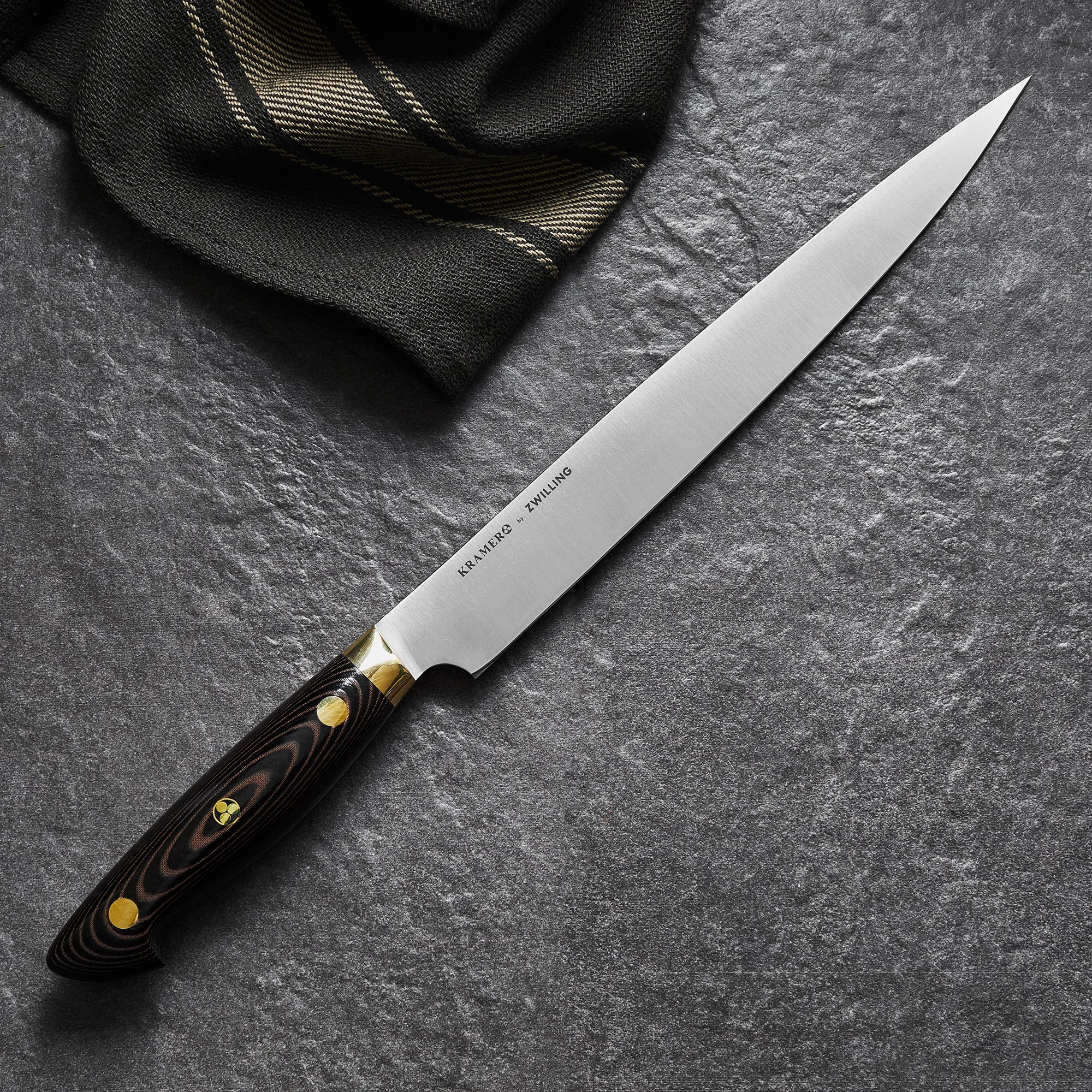 KRAMER by ZWILLING EUROLINE Carbon Collection 2.0 9-inch Carving Knife