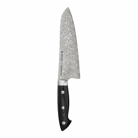 KRAMER by ZWILLING EUROLINE Damascus Collection 7-inch Santoku Knife Cutlery outlet discounts