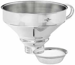 Kuchenprofi Funnel with Mesh Filter, Stainless Steel, 5-Inch Diameter Cooking Tools & Accessories outlet tools