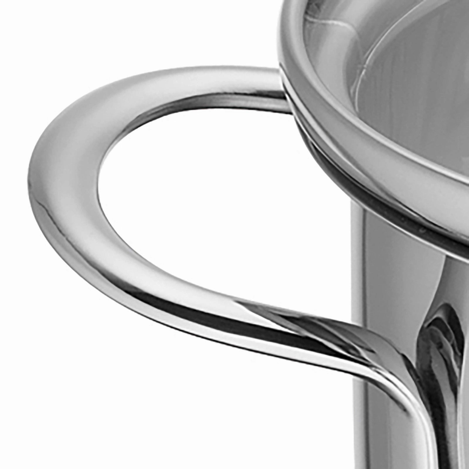 Kuchenprofi Mini Stockpot w/ Glass Lid, 0.7 qt., 4.75-Inch Diameter