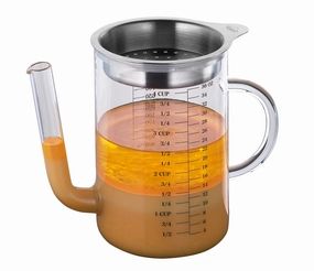 Kuchenprofi Stainless Steel & Borosilicate Glass Gravy Separator, 34-Ounce Bakeware online promo