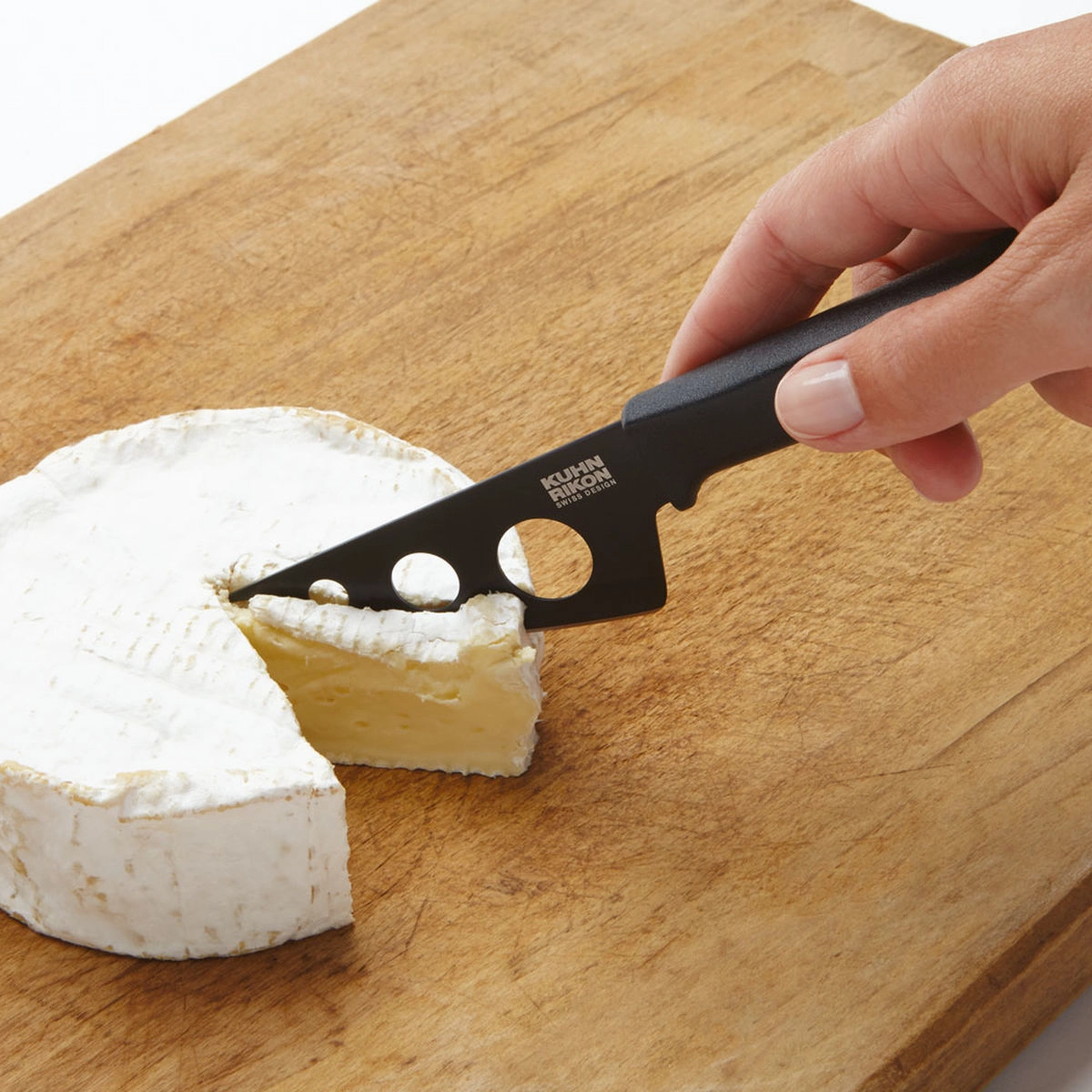 Kuhn Rikon Colori  Cheese Knife Set of 3, Graphite