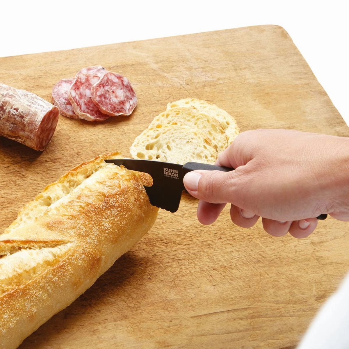 Kuhn Rikon Colori  Cheese Knife Set of 3, Graphite
