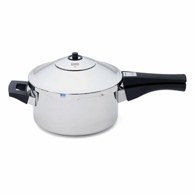 Kuhn Rikon Duromatic Stainless Steel Saucepan Pressure Cooker, 3.7 Qt Cookware online kitchen sale