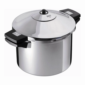 Kuhn Rikon Duromatic Stainless Steel Stockpot Pressure Cooker, 8 L Cookware online kitchen sale