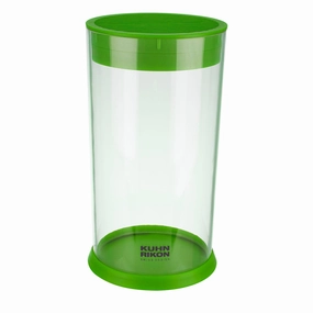 Kuhn Rikon Easy Clean Round Acrylic Knife Block, Green Cutlery outlet discounts