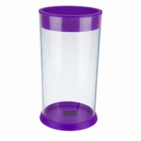 Kuhn Rikon Easy Clean Round Acrylic Knife Block, Purple Cutlery outlet discounts