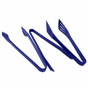 Kuhn Rikon Silicone Wrapped 3 Piece Specialty Tong Set, Blue Cooking Tools & Accessories mega discount