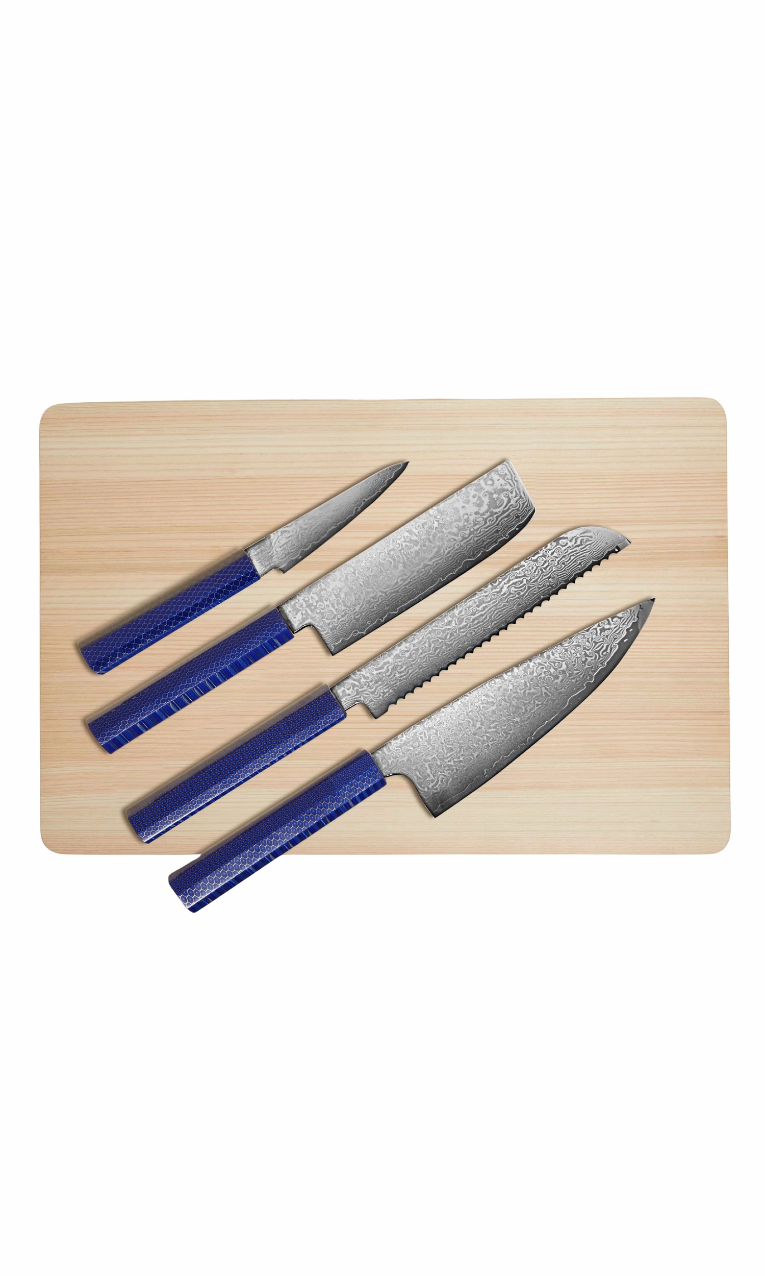 Kumo Knife Set With Cutting Board
