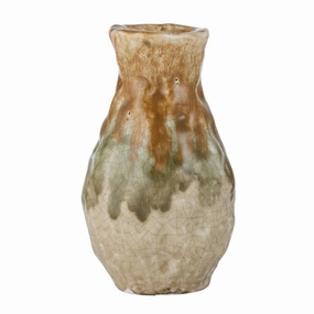 Labasa Vase Lge 11x18.5cm Olive Ceramic Cheap Vases for home