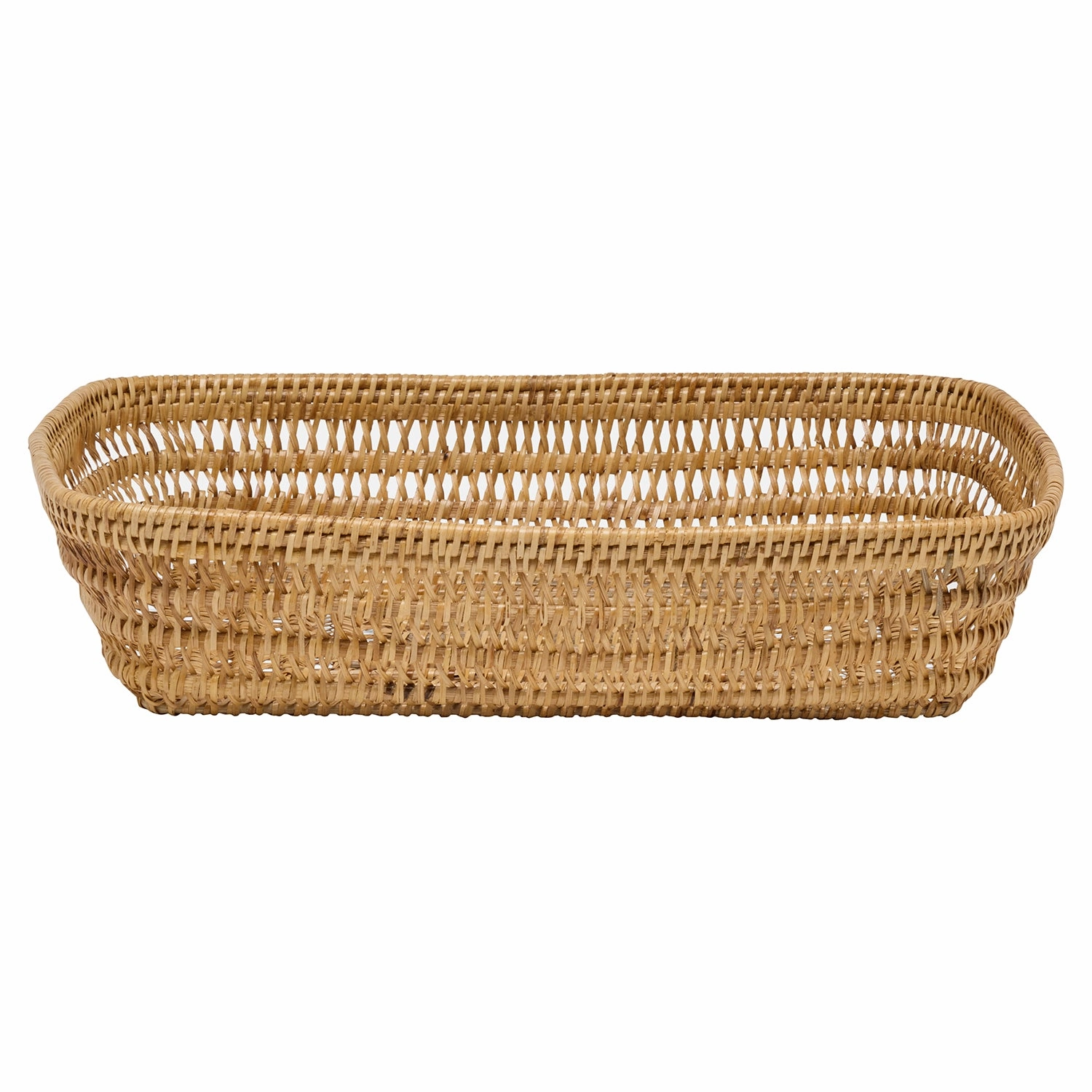 Laredo Rattan Storage Basket Set/2 Decorative Baskets clearance deals