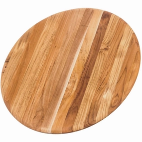 Large Elegant Round Serving Board In Brown Cooking Tools & Accessories outlet tools