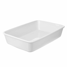 Lasagne Dish Rectangle White Cookware deals for kitchen