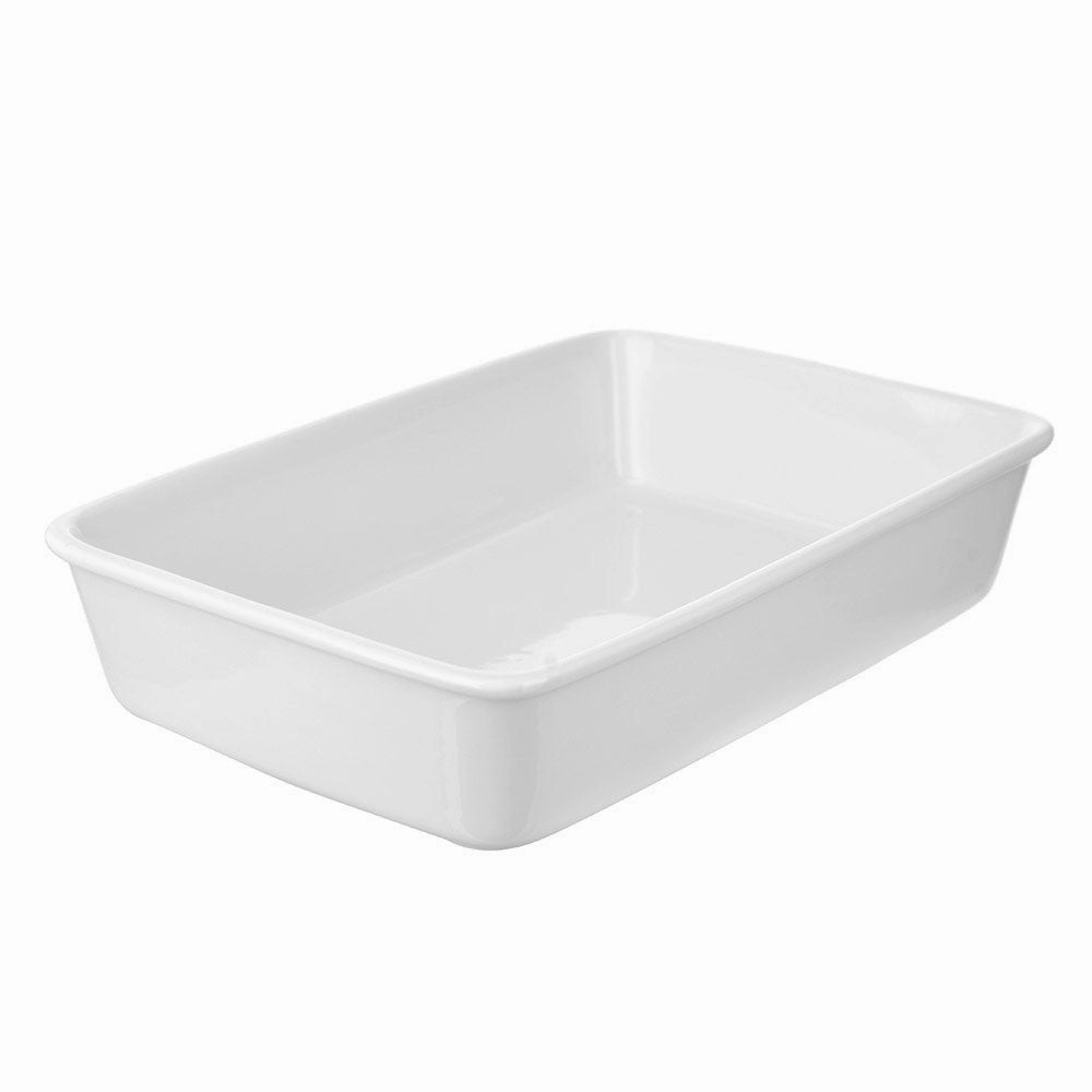 Lasagne Dish Rectangle White Cookware deals for kitchen