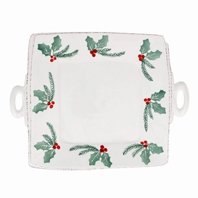 Lastra Evergreen Handled Square Platter Serveware deals online