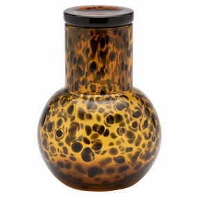 Lausanne Round Hand Blown Glass Carafe (Tortoise Shell) Drinkware best price