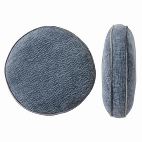 Lava Round Cushion 40cm Steel Velvet Cushions for home decor deals