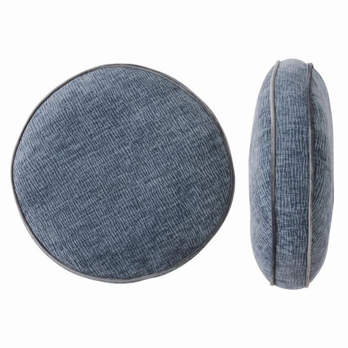 Lava Round Cushion 40cm Steel Velvet Cushions for home decor deals