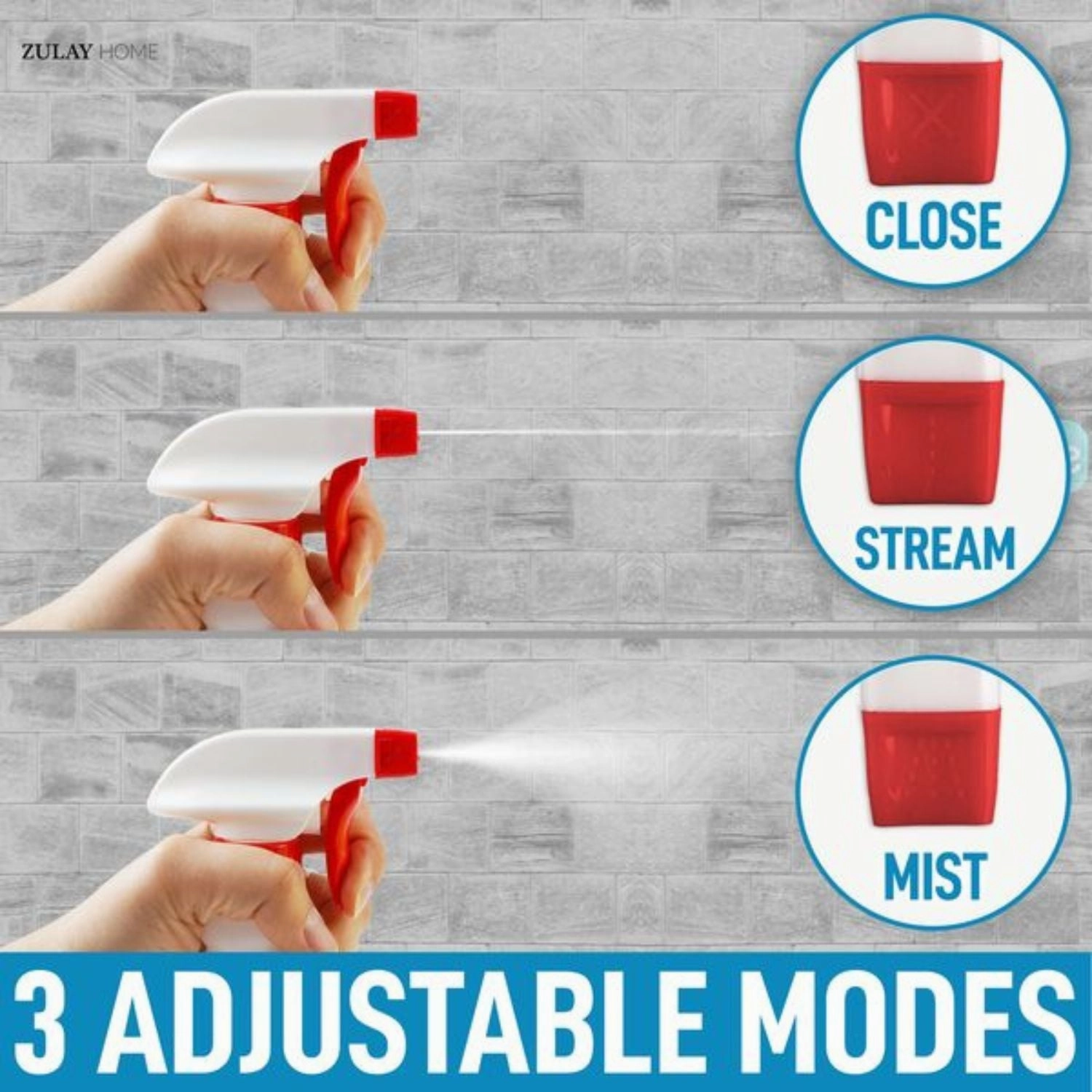 Leakproof Cleaning Spray Bottle Set (4 Pack 32oz)