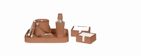 leather bar collection in luggage Entertaining Servingware discount