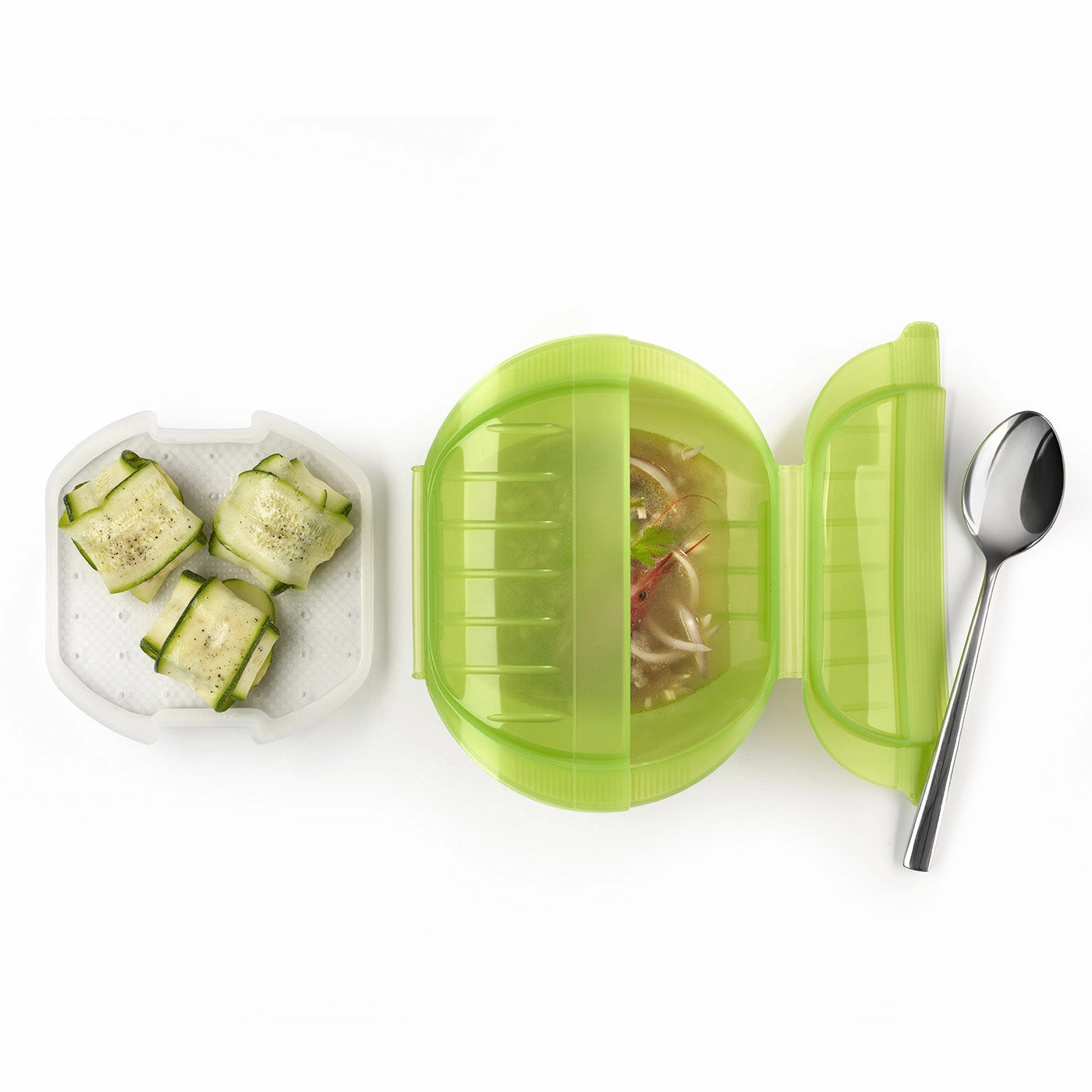 Lekue 1-2 Person Deep Steam Case With Tray