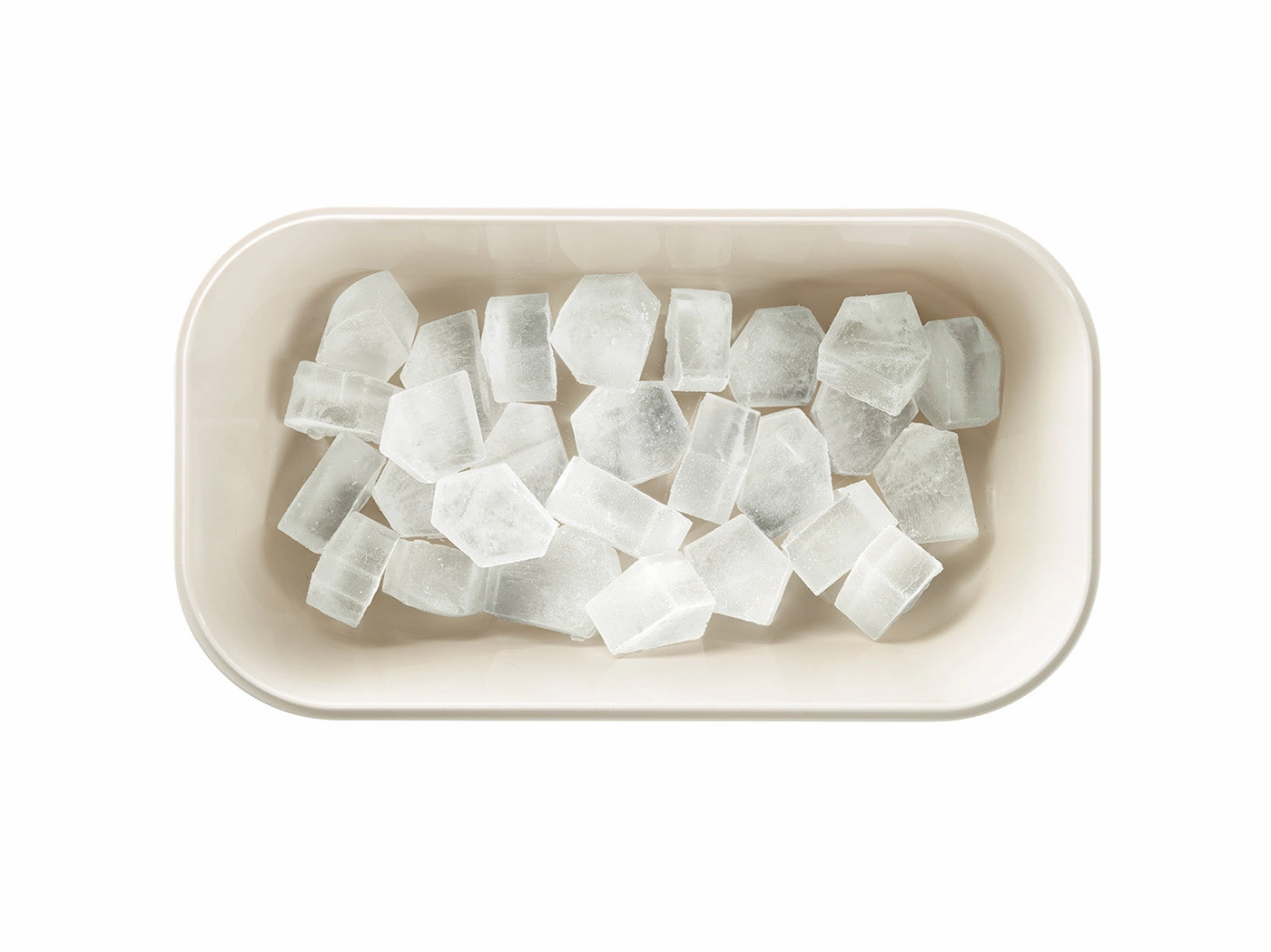 Lekue Ice Box Silicone Ice Cube Tray and Storage Box, White