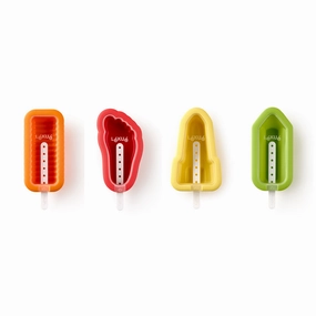 Lekue Iconic Shapes Ice Cream Pop Mold, Set of 4, Multicolor Cooking Tools & Accessories mega discount