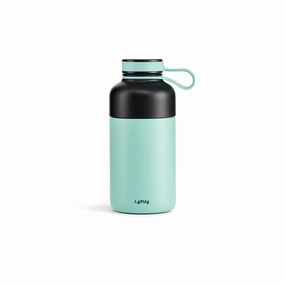 Lekue Insulated Bottle To Go, 10-Ounce, Turquoise Cooking Tools & Accessories mega discount