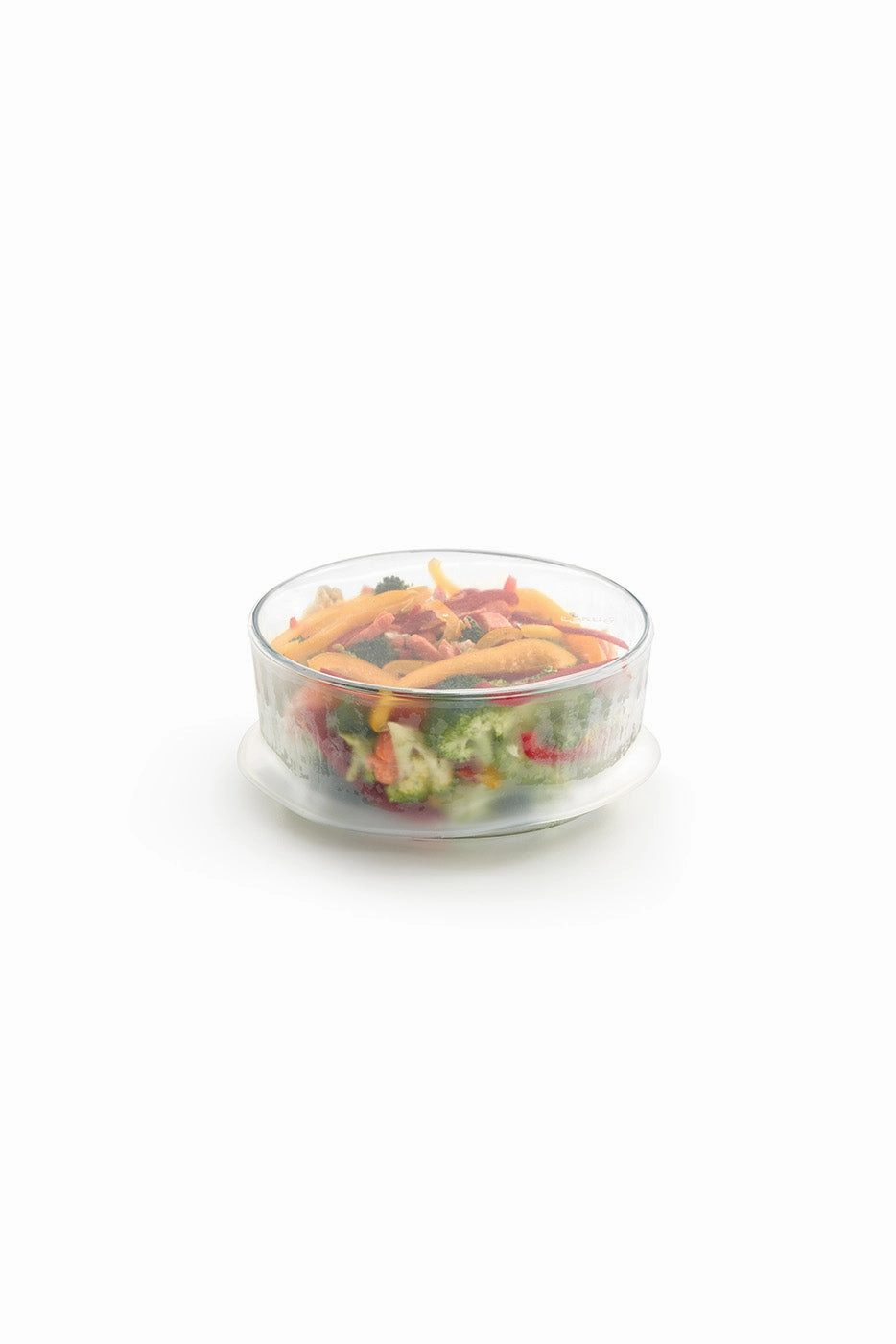 Lekue Reusable Flexible Strech Top Lid, Platinum Silicone