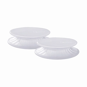 Lekue Reusable Flexible Strech Top Lid, Platinum Silicone Cookware online kitchen sale