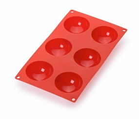 Lekue Silicone 6 Cavity Semi Sphere Baking Mold Bakeware online promo