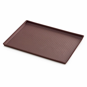 Lekue Silicone Perforated Pizza Mat, Brown Bakeware online promo